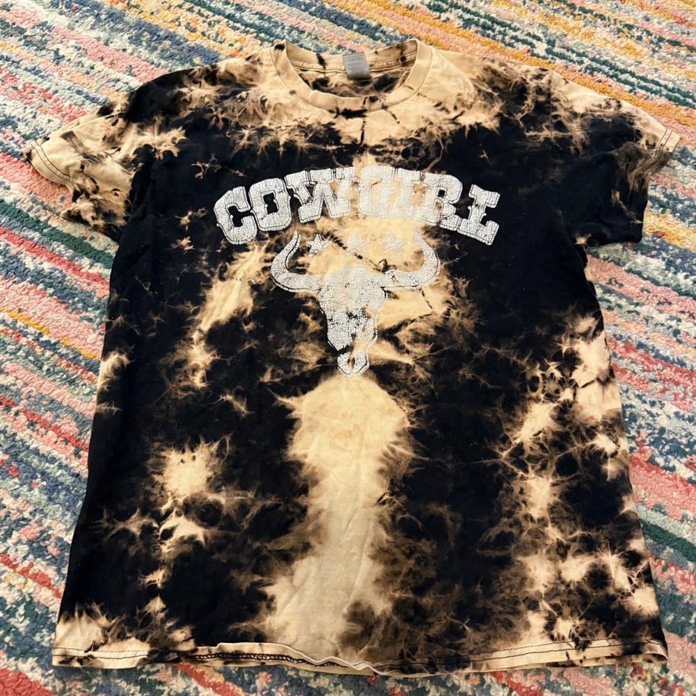 Tie Dye Cowgirl T Shirt